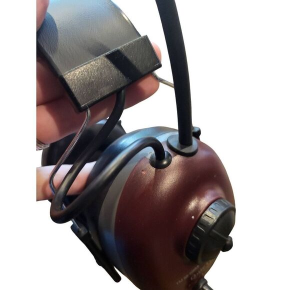 Vintage Elvex QuieTunes Earmuff Radio COM-660 AM/FM Noise Reducing - Picture 7 of 9